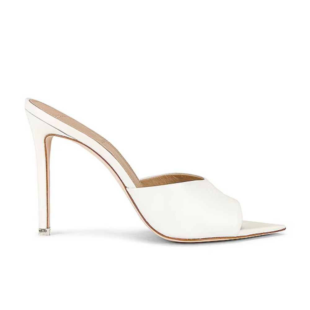 REVOLVE White Heeled Mules - Picture 3 of 10